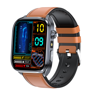 Montre connectée ECG ET572 pour la surveillance <span class=keywords><strong>de</strong></span> la santé, suivi <span class=keywords><strong>de</strong></span> la forme physique, suivi du sommeil, moniteur <span class=keywords><strong>de</strong></span> fréquence <span class=keywords><strong>cardiaque</strong></span> IP67, écran AMOLED, autonomie <span class=keywords><strong>de</strong></span> 5 à 10 jours - Product Image 5
