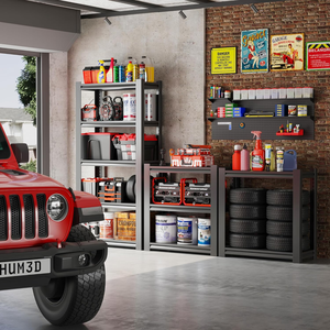 Estante de almacenamiento de almacén Industrial de <span class=keywords><strong>Corea</strong></span>, estante apilable de acero, estante de estantería sin pernos de hierro - Product Image 4