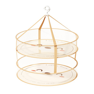 Clothes Drying Net Round Hook Type Space Saving Drying Rack For Sweater Sock Underwear Organizer - Product Image 1