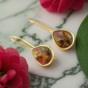 Boucles d'oreilles pendantes en argent sterling 925, cadeau de mariage vintage très vendu, prix de gros - Product Image 5