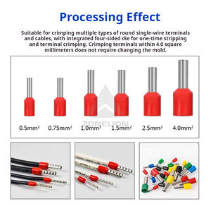 Machine de sertissage de câble et de fil de borne de pré-isolation entièrement automatique 0.3-<span class=keywords><strong>16</strong></span> Mm2 outils de sertissage de borne de <span class=keywords><strong>tube</strong></span> - Product Image 6