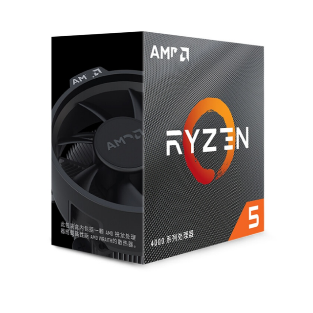 New Box a MD Cpu R5 5000 Series R5 5600 AM4 Socket with Fan Desktop CPU Processor