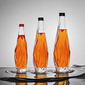 Botella de Vidrio Personalizada Transparente y Única de 350 ml, 500 ml, 750 ml para Licores, Whisky, Vodka, Tequila, Vino - Product Image 4