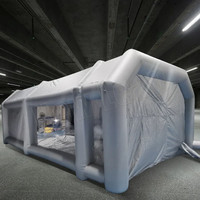 Cabine gonflable Cabine de peinture en aérosol pour voiture Tente gonflable pour voiture