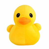 Fabrication de jouets en peluche mignons en forme de petit canard jaune, grand canard jaune, poupée pour enfants, cadeau, petit canard jaune en peluche, jouet en peluche doux