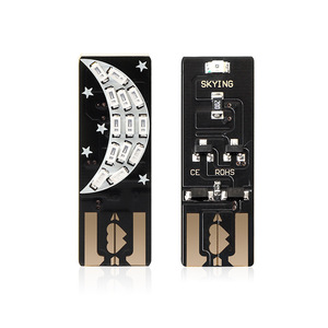 Led cao sáng cảm ứng ánh sáng di động USB ánh sáng vân tay mờ với chuyển đổi ngoài trời cảm biến <span class=keywords><strong>6</strong></span> đèn - Product Image 2