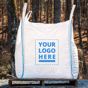 Witte afvalvoedselkwaliteit 1 kubieke meter 3 kubieke meter zak Bigbag 1500kg pp geweven plastic brandhout hoge <span class=keywords><strong>big</strong></span> bags kraan jumbo tonzak - Product Image 1