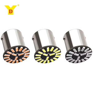 Nuove Lampade LED Auto Super Luminose YD 1157 4014 19SMD <span class=keywords><strong>P21W</strong></span> BA15S Bianche/Gialle per Indicatori di Direzione e Freni 12V per Auto, Garanzia 1 Anno - Product Image 1