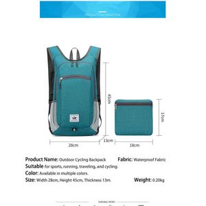Waterproof Foldable <b>Backpack</b> <b>Mini</b> Waterproof Foldable <b>Backpack</b> Travel Lightweight Polyester Foldable <b>Backpack</b> - Product Image 4