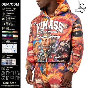 Sudadera Urbana con Estampado Vibrante Inspirado en Grafiti, Diseño para Entusiastas de la Moda Hip Hop - Product Image 1