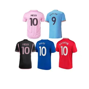 Hot Sale Hochwertige Hemden Fußball Fußball Uniform trägt kunden spezifischen Namen und Nummer