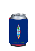 Manchon isolant réutilisable en néoprène avec drapeau de Grenade, idéal pour canettes de bière ou de cola glacé, et pour les boissons froides