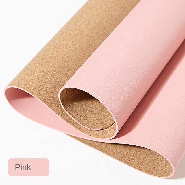Oversized Double-Sided PVC Leather Desk Mat Waterproof Mouse Pad 3D PU Bottom Scratch Proof Resistant Dirt Stains Office Home