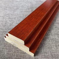 Moulures en bois massif plaqué chêne, mélamine/PVC, pour décoration intérieure, plinthes et corniches - Vente en gros