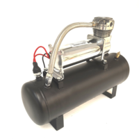 Compresseur d'air pour voiture 200 PSI, pompe à air pour véhicule, kits d'alimentation 12 V, réservoir d'air de 2,5 gallons, suspension