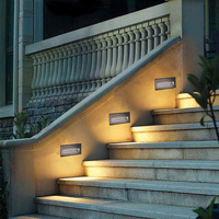 Applique murale Led pour intérieur et extérieur 3-5W Lampe d'angle murale encastrée en aluminium pour couloir et escalier