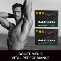 Capsules MALE ULTRA pour hommes adultes, complément alimentaire naturel à base de plantes, stimule la vitalité, la performance et la confiance, vente en gros en vrac