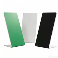 Support de table vierge en acrylique de haute qualité pour carte de membre NFC et QR code personnalisé pour médias sociaux, avec fonction RFID et support d'avis