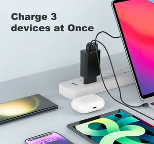 Kyt Nhà Máy Mini 65W USB C Gan Nhanh Chóng Nhanh Chóng Sạc Du Lịch Di Động Sạc, Nhỏ Nhất Gan Sạc EU Cắm