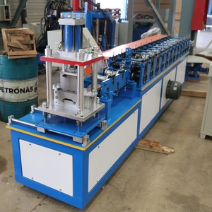 Cán cửa cuộn tạo thành máy sản xuất máy của Roll - up cửa Bảng điều khiển dây chuyền sản xuất của con lăn màn trập cửa Ribbon - Product Image 2