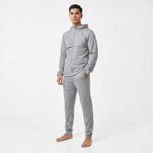 Solid Printed 2 in 1 Hooded New High Quality Sports Soccer <b>Jacket</b> Wholesale Warm up Suits Unisex Tracksuits - Product Image 1