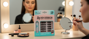 C'est ma colle à cils DIY pour extensions de cils, à base de charbon actif, imperméable, tenue 5 à 7 semaines, liquide en tube, réutilisable - Product Image 2
