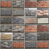 Carreaux de céramique souples MCM pour murs extérieurs, carreaux de mur courbes, briques rouges rétro chinoises, imperméables, ignifuges, antidérapants, pour villa