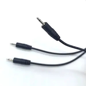 2,5mm Stecker an blankem Kabel offenes Ende TS 2-poliger Mono 2,5mm Stecker buchse Audio kabel