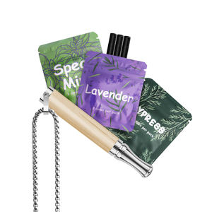 トレーナー黒タバコ交換用吹き出しラブチューナー瞑想男性ストレス軽減呼吸ネックレスチェーンフレーバー - Product Image 1