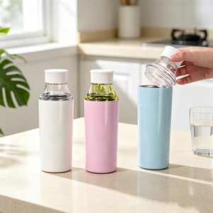 450ml <b>Tea</b> Water Separation <b>Thermos</b> Bottle 316 Stainless Steel Cold Brew Cup Portable Vacuum Insulated <b>Tea</b> Infuser Water Bottle - Product Image 1