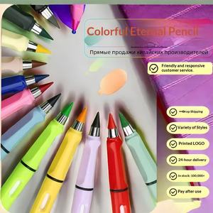 Crayon de charpentier sans encre, sans aiguisage, corps en papier écologique, pointe en alliage HB, outil de marquage pour le travail du bois et la construction, certifié CE, 13 couleurs - Product Image 1