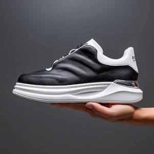 Zapatos de Hombre, Primavera 2025, Nuevo Estilo, Zapatos Casuales de Suela Gruesa, Zapatos Deportivos Blancos Versátiles y a la Moda - Product Image 4