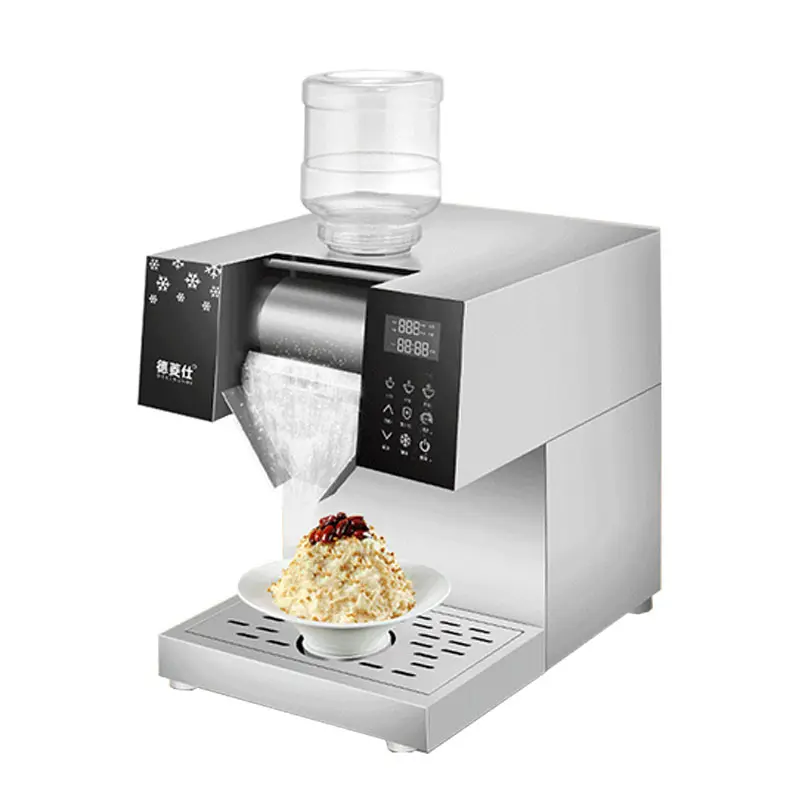 Latest large small fest koreanische bing su rotate A snowflake noodle bingsu snow shaved ice flake maker dessert making machine