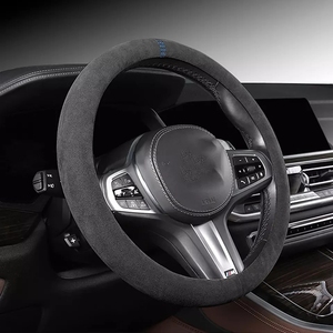 Fundas de Volante de Coche de Gamuza de Lujo, Cómodas y de Alta Calidad, Venta al Por Mayor de Fábrica - Product Image 4