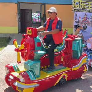 รถไฟไร้รางใช้แบตเตอรี่สำหรับเด็ก รถไฟท่องเที่ยวไฟฟ้าจากสวนสนุก ขายดี - Product Image 6