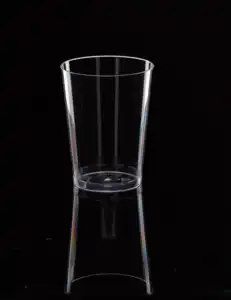 10 oz şeffaf plastik bardaklar 50 paket, sert tek kullanımlık plastik bardaklar Tumblers Ideal günlük yaşam için ev, parti düğün