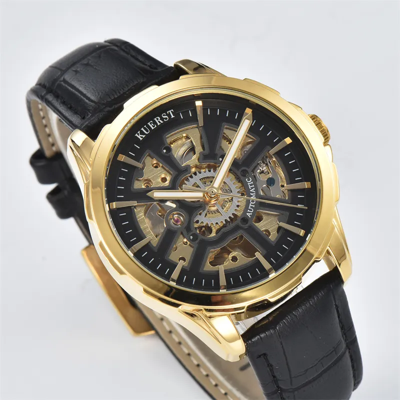 KUEST Southeast Asia best-selling men's fashion high quality stainless steel mechanical watch manufacturer wholesale