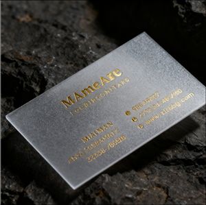 Clean Aesthetic Classic Minimalist Coated Paper Embossed Surface Corporate <strong>Business</strong> <strong>Cards</strong> with Digital Printing - Product Image 5