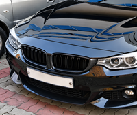 Para BMW Serie 4 F32 13-18 F36 F80 F82, Rejilla Delantera Cromada con Aspecto de Fibra de Carbono, Reemplazo de Rejilla Delantera, Accesorio Decorativo