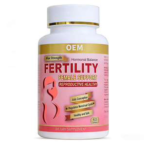 L'integratore per la fertilità femminile con forza massima naturale OEM/ODM supporta il concepimento per la salute riproduttiva aiuta gli integratori sanitari - Product Image 1