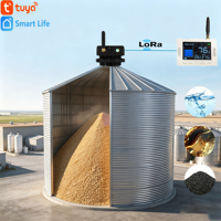 Capteur de niveau ultrasonique intelligent Lora sans fil, jauge de niveau sans contact, alarme, moniteur pour réservoir d'eau extérieur de camping-car, caravane