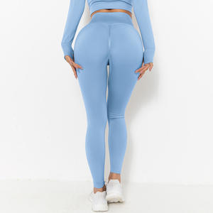 ملابس رياضية عالية الجودة ليغنغز نسائي سريع الجفاف بالجملة مجموعات بذلات داخلية وجمبسوت بنطال يوغا ملابس صالة ألعاب رياضية - Product Image 5