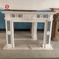 Cheminées en marbre de style simple sculpté statuaire traditionnelle européenne