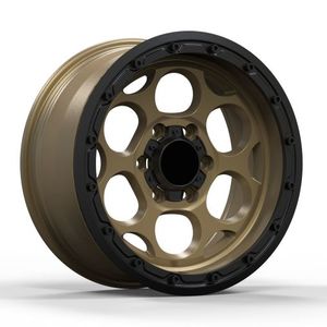 Nouvelles jantes en alliage forgé tout-terrain <span class=keywords><strong>4x4</strong></span>, design cercle <span class=keywords><strong>noir</strong></span>, style Beadlock, 17, 18, 20 pouces, pour <span class=keywords><strong>Jeep</strong></span> Wrangler et F150 - Product Image 2
