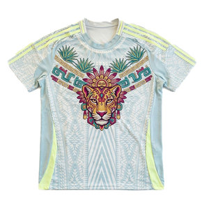 <span class=keywords><strong>Camiseta</strong></span> Deportiva 3D con Tótem de Jaguar para Hombre, de Secado Rápido, Manga Corta, Estilo Jersey de Fútbol, con Patrón de Agave Mexicano, Ropa de <span class=keywords><strong>Entrenamiento</strong></span> - Product Image 4
