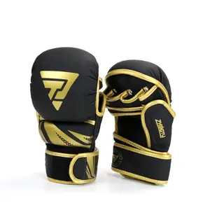 OEM ODM Custom Pro Boxing Gloves Custom Logo Customized Printed Heavy Bag Punching Training Sparring Mma Gloves