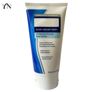 Custom logo Privae Label for Antimicrobial Hydrating Acne Creamy Wash for Men 4% <strong>Benzoyl</strong> <strong>Peroxide</strong> - Product Image 1