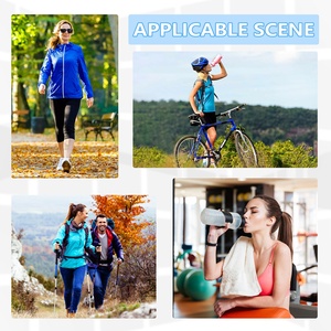 40oz Holder Hawaiian Custom Puakenikeni <b>Coffee</b> Water Bottle Carrier Bag With <b>Pocket</b> Adjustable Shoulder Strap - Product Image 6