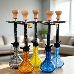 Cachimba Mini de Aluminio con Diseño Moderno y Espejo, con Orificios Cortados con Láser, en Caja de Regalo para Viajes, Mono Arabic - Product Image 2
