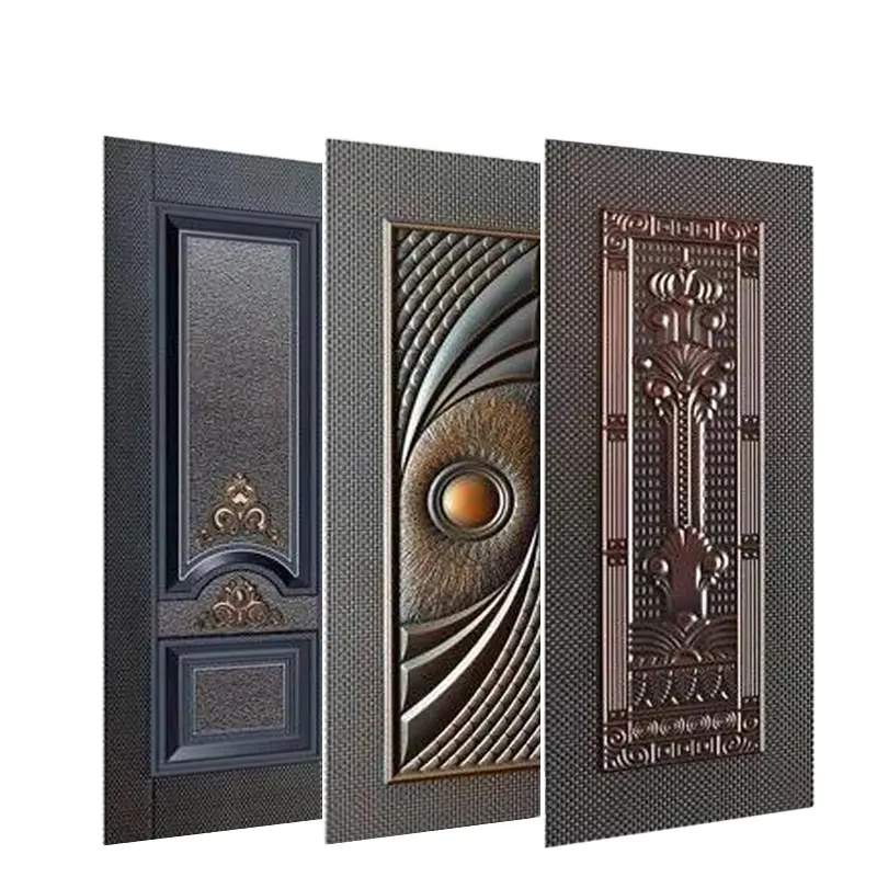 High Quality Stamped Steel Door Skin Exterior Door Sheet Stamped Steel Sheet